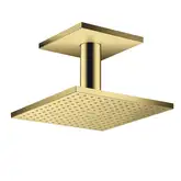 Верхний душ 250 х 250 мм Axor ShowerSolutions (цвет - полированное золото), 2 вида струи (35312990)