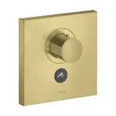 Термостат скрытого монтажа на 1 потребитель Axor ShowerSelect (цвет - матовая латунь) (36716950)