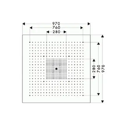 Верхний душ Axor ShowerHeaven 720 x 720 мм, без подсветки, ¾’ (10621800) фото 3 Aquada.com.ua Верхний душ Axor ShowerHeaven 720 x 720 мм, без подсветки, ¾’ (10621800) фото 3 Aquada.com.ua
