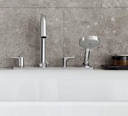 Смеситель на борт ванны Axor Citterio M (цвет - хром) (34444000) фото 3 Aquada.com.ua