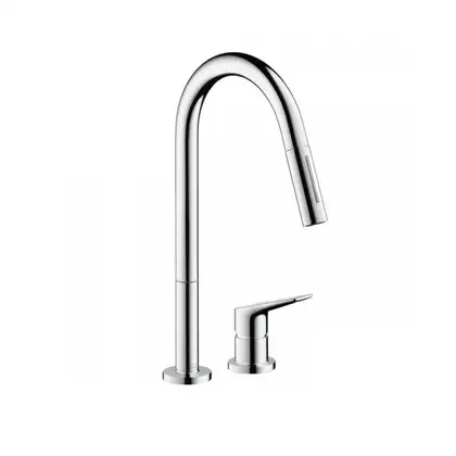 Смеситель для кухни, на 2 отверстия Axor Citterio M (цвет - хром) (34822000) фото 1 Aquada.com.ua Смеситель для кухни, на 2 отверстия Axor Citterio M (цвет - хром) (34822000) фото 1 Aquada.com.ua