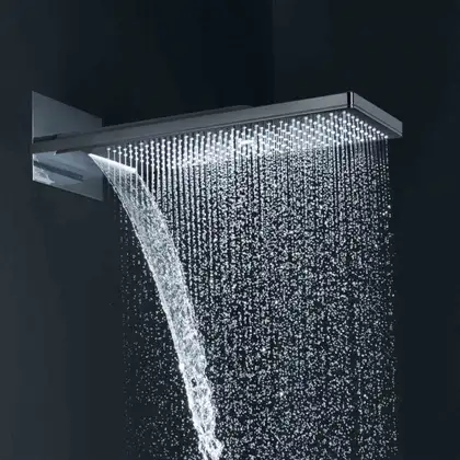 Верхний душ 580 х 250 мм Axor ShowerSolutions (цвет - хром), 3 вида струи (35283000) фото 3 Aquada.com.ua