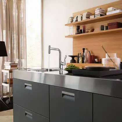 Смеситель для кухни Axor Citterio (цвет - хром) (39861000) фото 4 Aquada.com.ua
