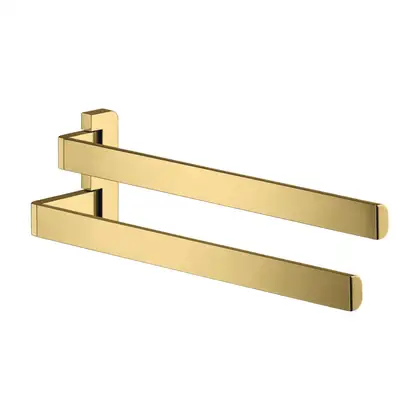 Двойной полотенцедержатель 409 мм Axor Universal Accessories, полированное золото (42821990) фото 1 Aquada.com.ua Двойной полотенцедержатель 409 мм Axor Universal Accessories, полированное золото (42821990) фото 1 Aquada.com.ua