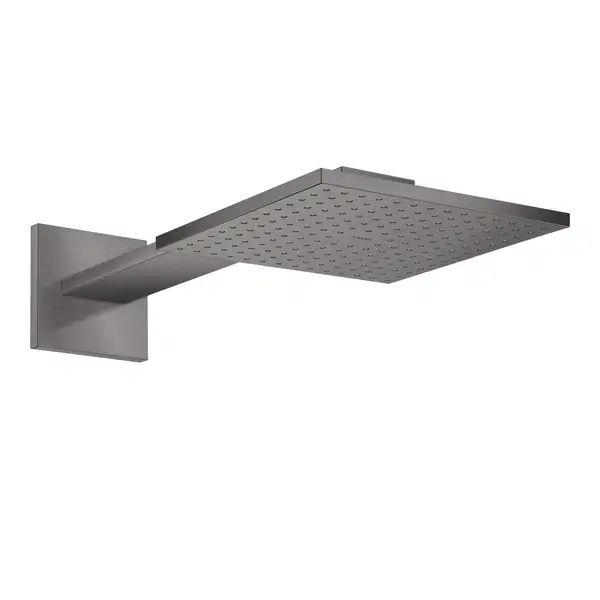 Верхний душ 250 х 250 мм Axor ShowerSolutions (цвет - матовый чёрный хром), 2 вида струи (35310340) фото 1 Aquada.com.ua Верхний душ 250 х 250 мм Axor ShowerSolutions (цвет - матовый чёрный хром), 2 вида струи (35310340) фото 1 Aquada.com.ua