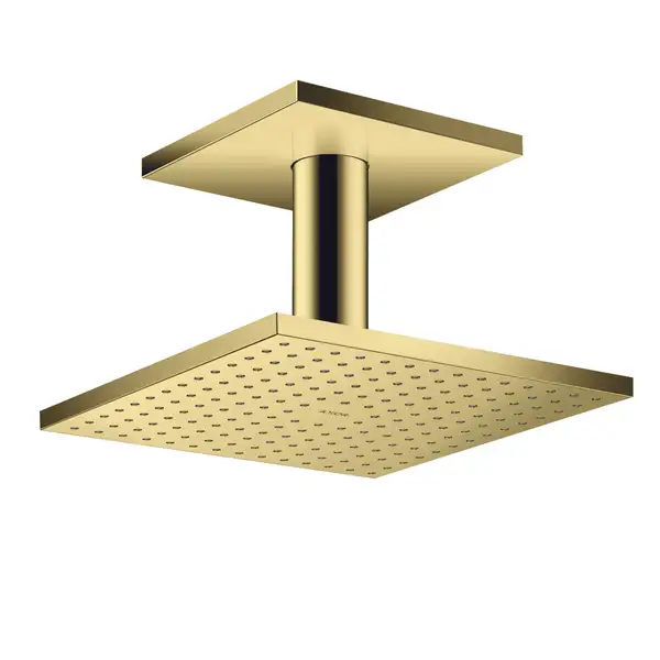 Верхний душ 250 х 250 мм Axor ShowerSolutions (цвет - полированное золото), 2 вида струи (35312990) фото 1 Aquada.com.ua