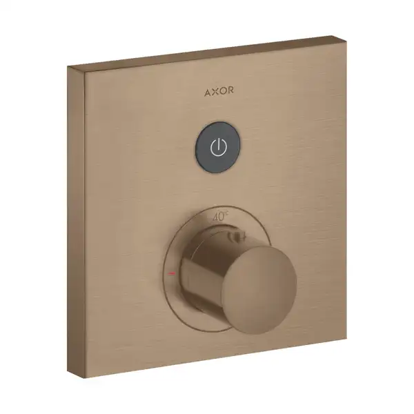 Термостат на 1 потребитель, скрытого монтажа Axor ShowerSelect (цвет - матовое красное золото) (36714310) фото 1 Aquada.com.ua Термостат на 1 потребитель, скрытого монтажа Axor ShowerSelect (цвет - матовое красное золото) (36714310) фото 1 Aquada.com.ua