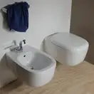 Унитаз подвесной Flaminia Bonola c сиденьем Soft Close (BN118G+BNCW03) фото 3 Aquada.com.ua