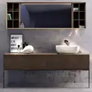 Раковина накладная на столешницу Flaminia Como 51 х 48 х h16 см (CM51A) фото 2 Aquada.com.ua
