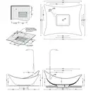 Ванна из искуственного камня Flaminia Leggera 220 х 180 см (LG210) фото 6 Aquada.com.ua