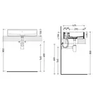 Раковина накладная на столешницу Flaminia Miniwash 60 x 42 x h13 см (MW60PR) фото 3 Aquada.com.ua