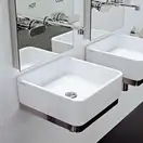Раковина накладная на столешницу Flaminia Miniwash 40 х 40 х h13 см (MWL40) фото 1 Aquada.com.ua