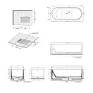 Ванна из искуственного камня Flaminia Oval 170 х 70 см (OV170) фото 5 Aquada.com.ua