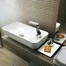 Раковина накладная на столешницу Flaminia Pass 60 х 30 х h14 см (PS60AP) фото 1 Aquada.com.ua