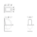 Сиденье с крышкой для унитаза VLCW03 Flaminia Volo (VLCW03) фото 2 Aquada.com.ua