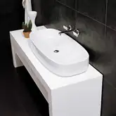 Раковина накладная на столешницу Flaminia Step 110 х 50 х h17,5 см (SE412)