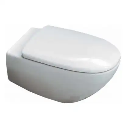 Унитаз подвесной Flaminia Spin Goclean (безободковый) с сиденьем Soft Close (5085G+5085CW03) фото 1 Aquada.com.ua Унитаз подвесной Flaminia Spin Goclean (безободковый) с сиденьем Soft Close (5085G+5085CW03) фото 1 Aquada.com.ua