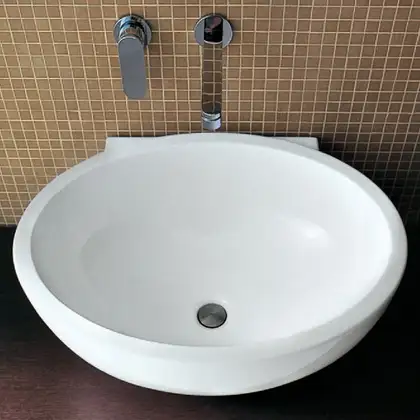 Раковина подвесная Flaminia Dip 62 х 49,5 х h22,5 см (DP482) фото 2 Aquada.com.ua Раковина подвесная Flaminia Dip 62 х 49,5 х h22,5 см (DP482) фото 2 Aquada.com.ua