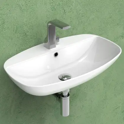 Раковина подвесная Flaminia Nuda Slim 61 х 39,5 х h14 см (ND60PR) фото 1 Aquada.com.ua Раковина подвесная Flaminia Nuda Slim 61 х 39,5 х h14 см (ND60PR) фото 1 Aquada.com.ua