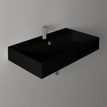 Раковина подвесная Simas Agile 81 х 46 см, Nero Matt (AG81NERO) фото 2 Aquada.com.ua Раковина подвесная Simas Agile 81 х 46 см, Nero Matt (AG81NERO) фото 2 Aquada.com.ua
