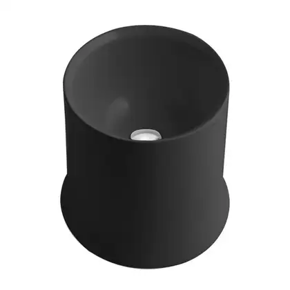 Раковина на столешницу Simas Sharp Ø42 х h44 см, чёрный матовый (SH10 Matte Black) фото 1 Aquada.com.ua