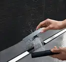 Корпус дренажных каналов Geberit CleanLine 154.152.00.1 (высота от 65мм) + Дренажный канал обрезной 30-130 см Geberit CleanLine20, нержавеющая сталь (154.152.00.1+154.451.KS.1) фото 3 Aquada.com.ua