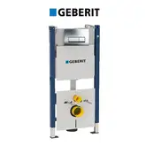Инсталляция Geberit Duofix 458.178.21.1 (4-в-1) комплект (клавиша хром)