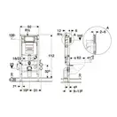 Инсталляция Geberit Duofix (3-в-1) в комплекте с клавишей Sigma 40 (функция поглащения запахов), белый/мат/алюминий (111.370.00.5+156.050.00.1+111.815.00.1+115.600.KQ.1) фото 3 Aquada.com.ua
