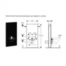 Инсталляция для унитаза Geberit Monolith Premium 131.021.SJ.1 (стекло черное) (131.021.SJ.1) фото 3 Aquada.com.ua