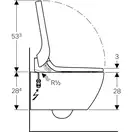 Подвесной унитаз-биде Geberit AquaClean Tuma Comfort (стекло/чёрный) (146.294.SJ.1) фото 3 Aquada.com.ua