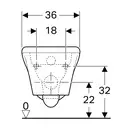 Подвесной унитаз Rimfree (безободковий) Geberit myDay с сиденьем Soft Close (201460600+575410000) фото 3 Aquada.com.ua