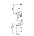 Инсталляция Geberit Duofix 458.161.21.1 (4-в-1) комплект (клавиша хром) + Гигиенический душ Paffoni Tweet Round Mix (цвет - хром) (458.161.21.1+ZDUP110CR) фото 3 Aquada.com.ua