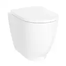 Geberit унитаз напольный Rimfree (безободковый), с сиденьем Soft Close (500.602.01.2+500.605.01.2) фото 1 Aquada.com.ua