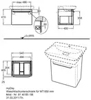 Тумба под раковину Geberit myDay 540х410х405 мм, (Y824065000) фото 2 Aquada.com.ua