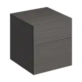 Шкафчик Geberit Xeno2 с двумя выдвижными ящиками 51 х 45 х 46,2 см, фасад - серый дуб (500.504.43.1)