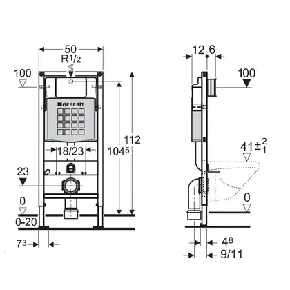 Инсталляция Geberit Duofix (3-в-1) в комплекте с клавишей Sigma 30, хром (111.300.00.5+156.050.00.1+111.815.00.1+115.883.KH.1) фото 2 Aquada.com.ua Инсталляция Geberit Duofix (3-в-1) в комплекте с клавишей Sigma 30, хром (111.300.00.5+156.050.00.1+111.815.00.1+115.883.KH.1) фото 2 Aquada.com.ua