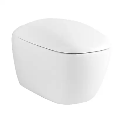 Унитаз подвесной Rimfree (безободковый) Geberit Citterio, с сиденьем Soft Close (500.510.01.1+500.540.01.1) фото 1 Aquada.com.ua Унитаз подвесной Rimfree (безободковый) Geberit Citterio, с сиденьем Soft Close (500.510.01.1+500.540.01.1) фото 1 Aquada.com.ua