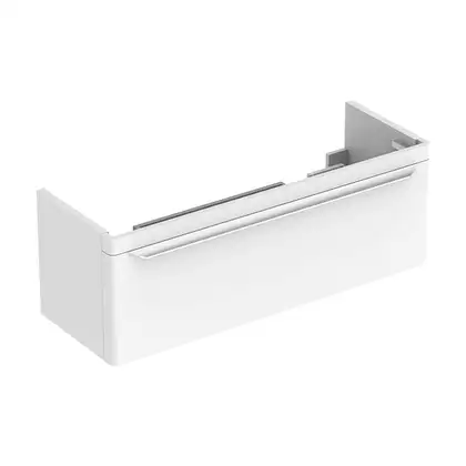 Тумба под двойную раковину 130 см Geberit iCon, копус белый глянец (824130000) фото 1 Aquada.com.ua