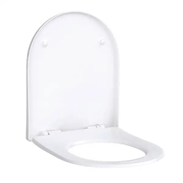 Geberit унитаз напольный Rimfree (безободковый), с сиденьем Soft Close (500.602.01.2+500.605.01.2) фото 3 Aquada.com.ua