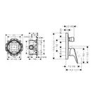 Душевая система скрытого монтажа Hansgrohe Logis/Croma (цвет - хром) (10502020) фото 5 Aquada.com.ua