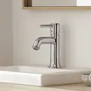 Смеситель для раковины, однорычажный Hansgrohe Talis Classic (цвет - хром), с донным клапаном (14111000) фото 2 Aquada.com.ua