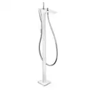 Смеситель отдельностоящий для ванны Hansgrohe PuraVida (цвет - хром/белый) (15473400) фото 1 Aquada.com.ua
