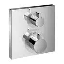 Термостат для душа на 2 потребителя Hansgrohe Ecostat Square (цвет - хром) (15714000) фото 1 Aquada.com.ua