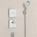 Термостат для душа Hansgrohe ShowerSelect (цвет - хром/белый) (15735400) фото 2 Aquada.com.ua