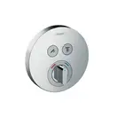 Смеситель для душа Hansgrohe ShowerSelect S (цвет - хром), для 2 потребителей (15748000) фото 1 Aquada.com.ua