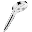 Лейка для душа Hansgrohe Crometta EcoSmart (цвет - хром/белый), 1 вид струи (26333400) фото 1 Aquada.com.ua