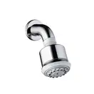 Верхний душ Hansgrohe Clubmaster 3jet EcoSmart, с держателем Ø85 мм (цвет - хром) (26606000) фото 1 Aquada.com.ua