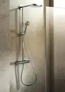 HANSGROHE Душевая система с термостатом Raindance S Showerpipe 240 (цвет - хром) (27160000) фото 2 Aquada.com.ua
