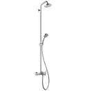 Душевая система Hansgrohe Showerpipe Croma 100 1jet (цвет - хром) (27201000) фото 1 Aquada.com.ua