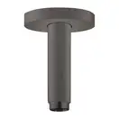 Держатель верхнего душа Hansgrohe h10 см (цвет - чёрный матовый хром) (27393340) фото 1 Aquada.com.ua